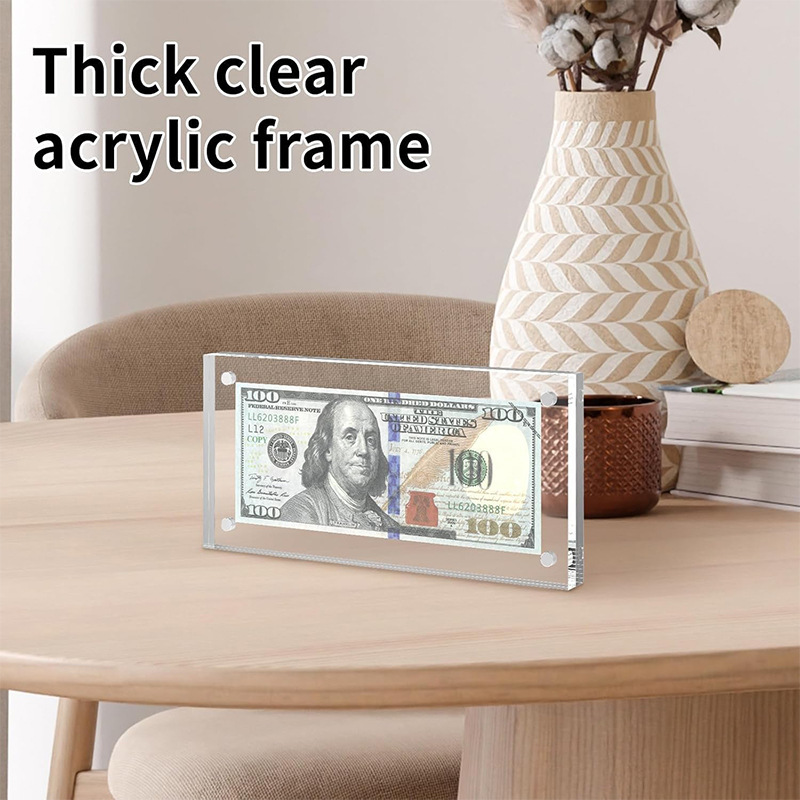 Thick Clear Acrylic Frame