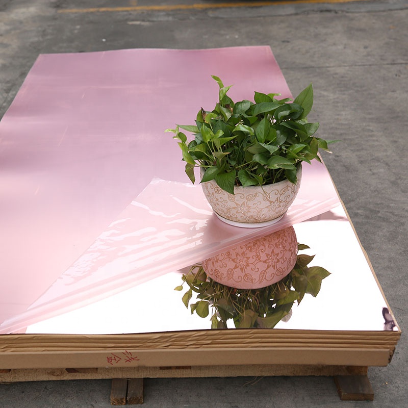 Acrylic Mirror Sheet - Pink
