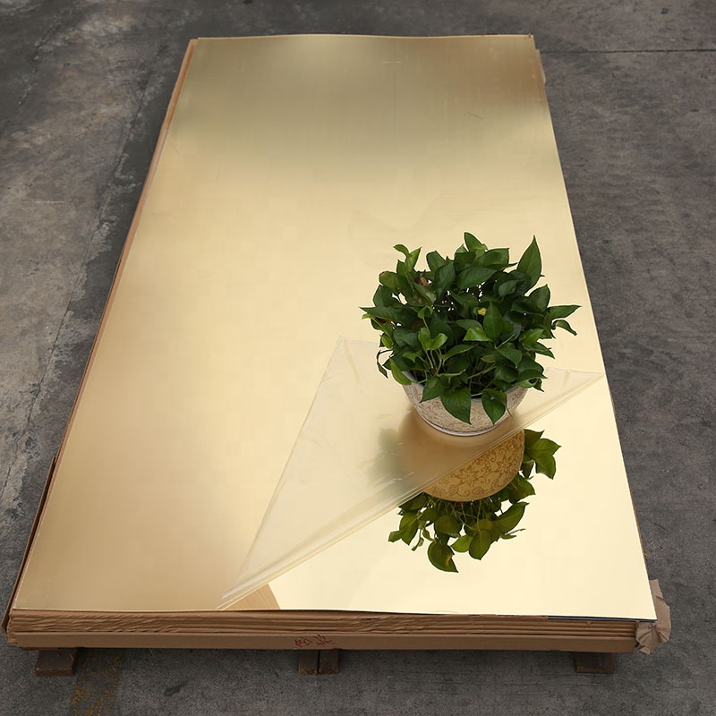 Acrylic Mirror Sheet - Gold