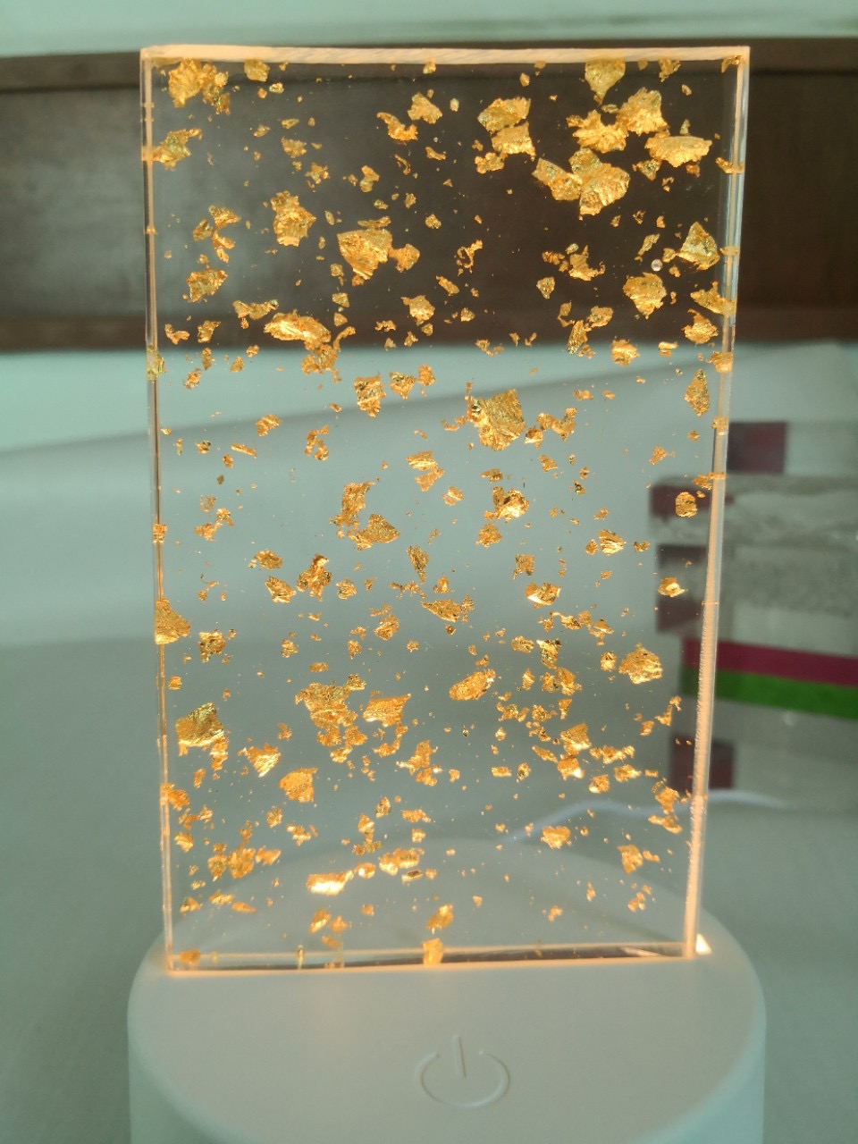 Acrylic Patterned Sheet - Gold